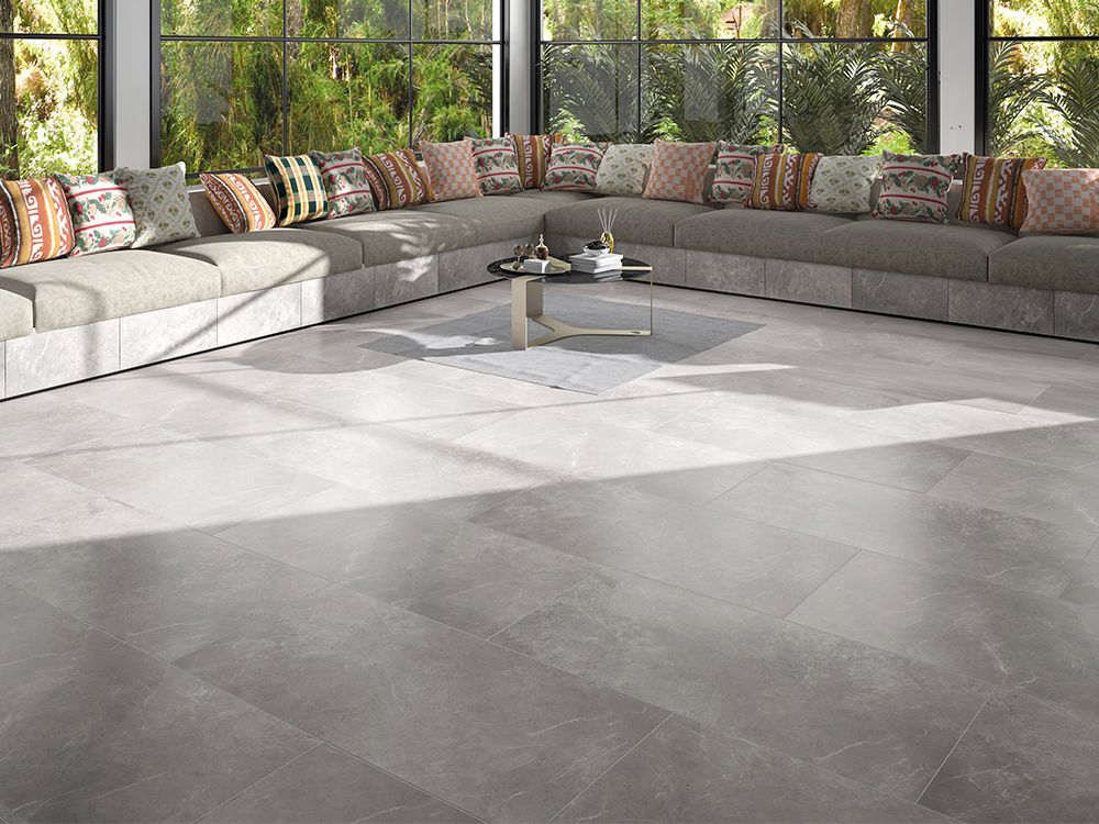 Lattialaatta 60x120 Aria Stone Fumo Harmaa Rektifioitu
